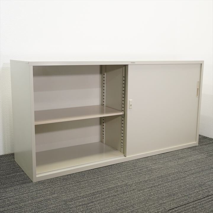 ライオン スチール扉引戸書庫 W1760D515H880