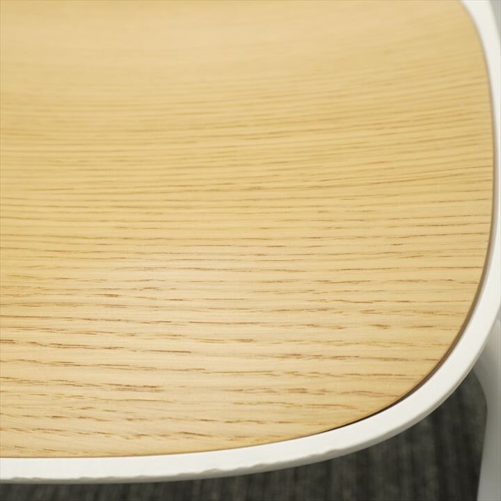 ラパルマ シーラ スタッキングチェア 4レッグベース ブランチドオーク／ホワイト