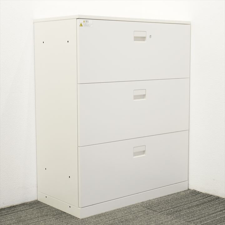 イトーキ エス 3段ラテラル書庫 天板付 H1120 W9色