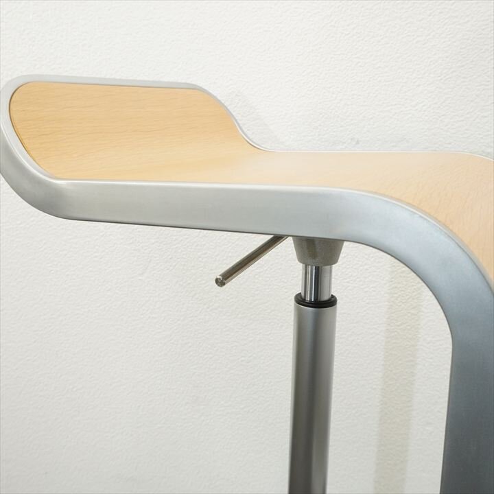 2脚まとめ買い1 イタリア製 ラパルマ レム ハイスツール 板座 オーク突板 LEM/レム ハイスツール ［lapalma ラパルマ／デザイン：Tomoko&Shin