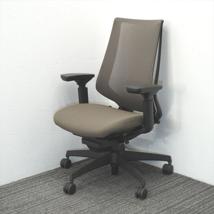 コクヨ デュオラ 稼動肘 ハイバック ブラウン