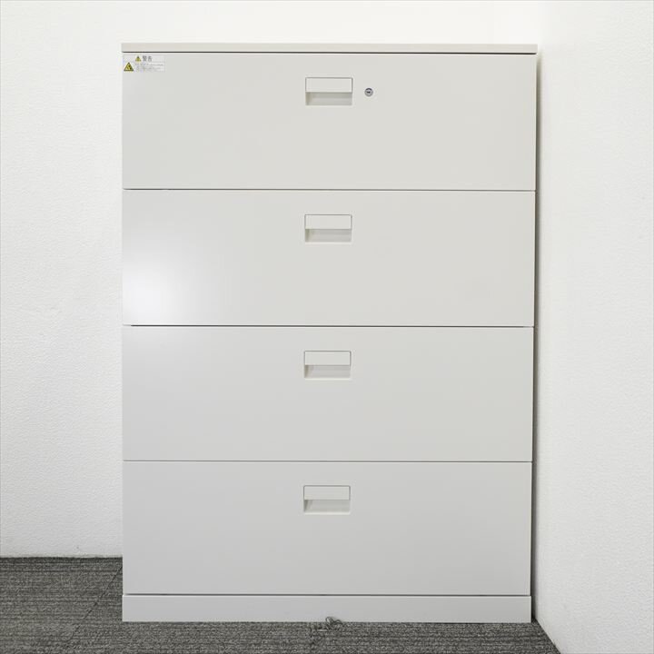 イトーキ エス 4段ラテラル書庫 天板付 H1270 W9色