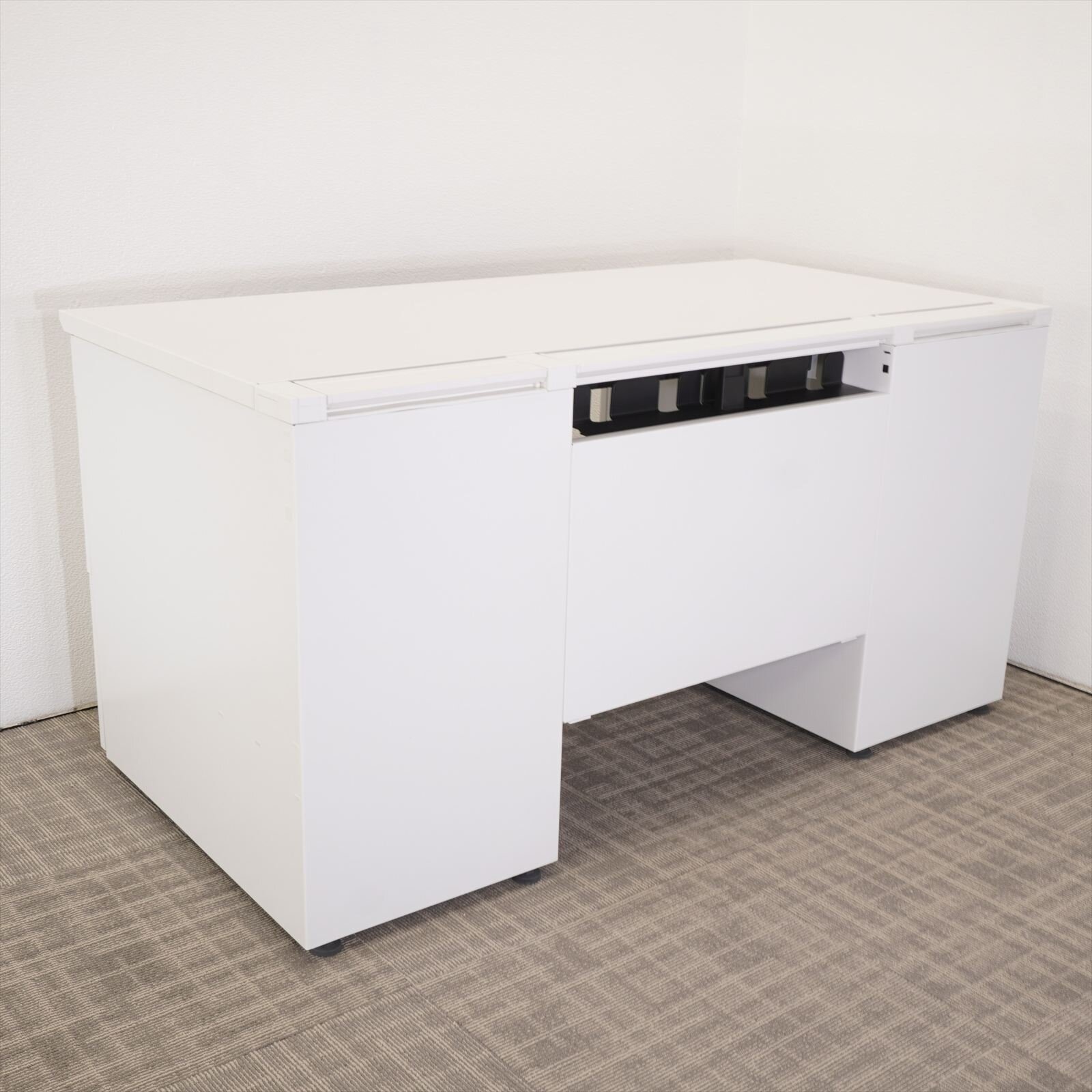 コクヨ IS 両袖机 147 3×3段 H720 ホワイト