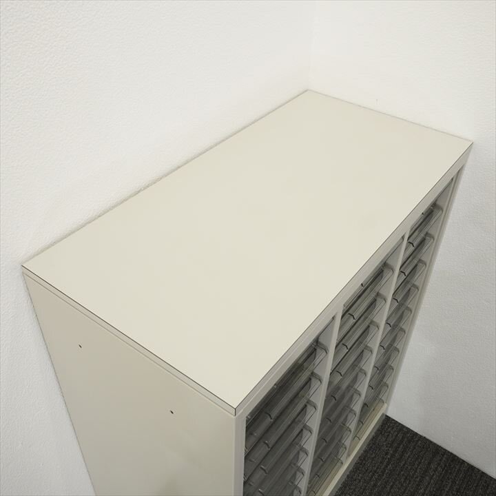 オカムラ 42 書類整理庫 3列11段 天板付 H1120