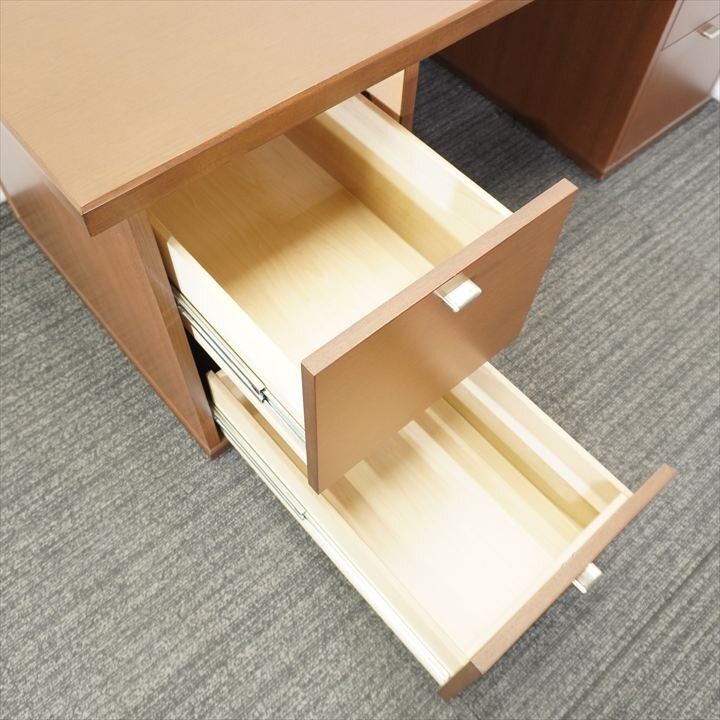 コクヨ マネージメント７０シリーズ 木製両袖机 W1600