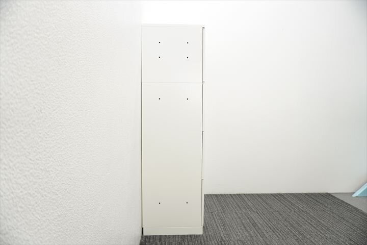 コクヨ エディア ダイヤル式3段ラテラル(個別ロック)+両開き書庫 天