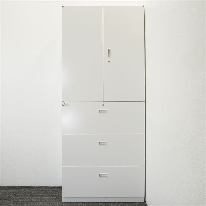 イトーキ シンライン 3段ラテラル+両開き書庫 H2140 W9色