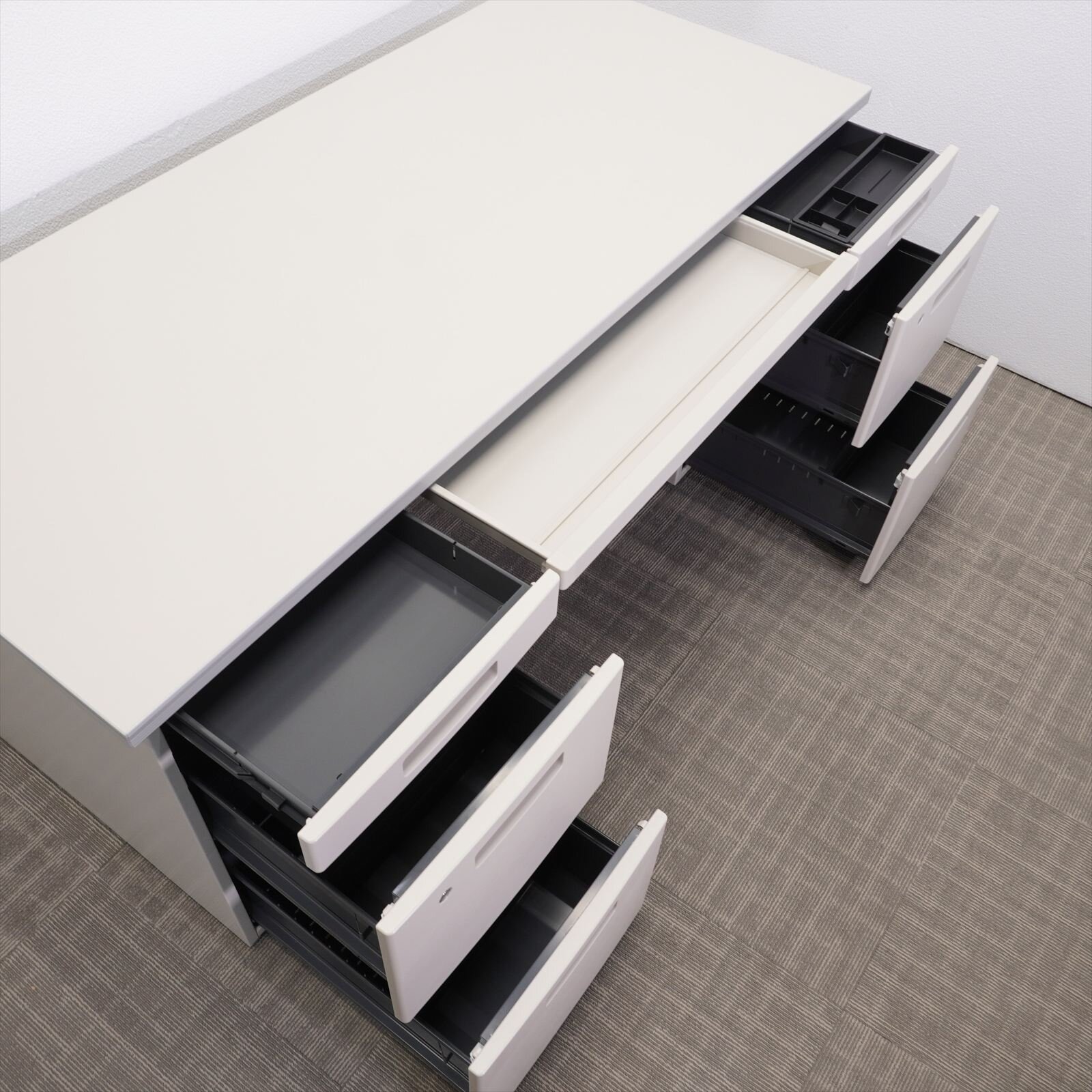 コクヨ SR型 両袖机 167 3×3段