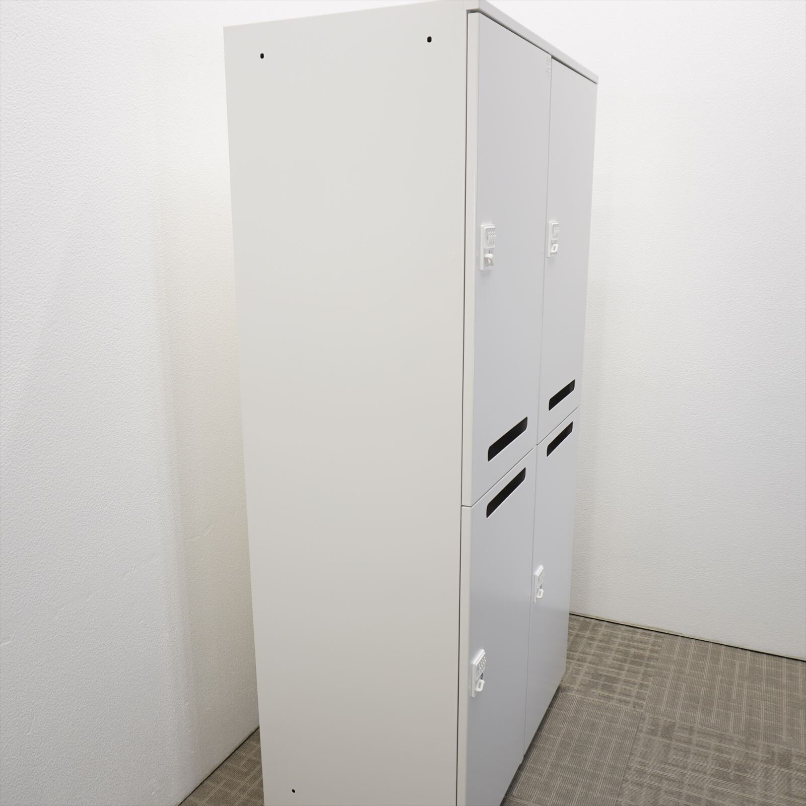 イトーキ M型 ダイヤル式4人用モバイルロッカー W900 D515 H1800