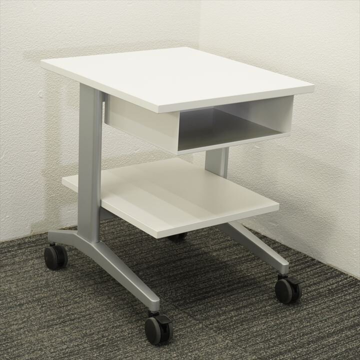 コクヨ 機器台 キャスター付 W450 D500 H550 ホワイト