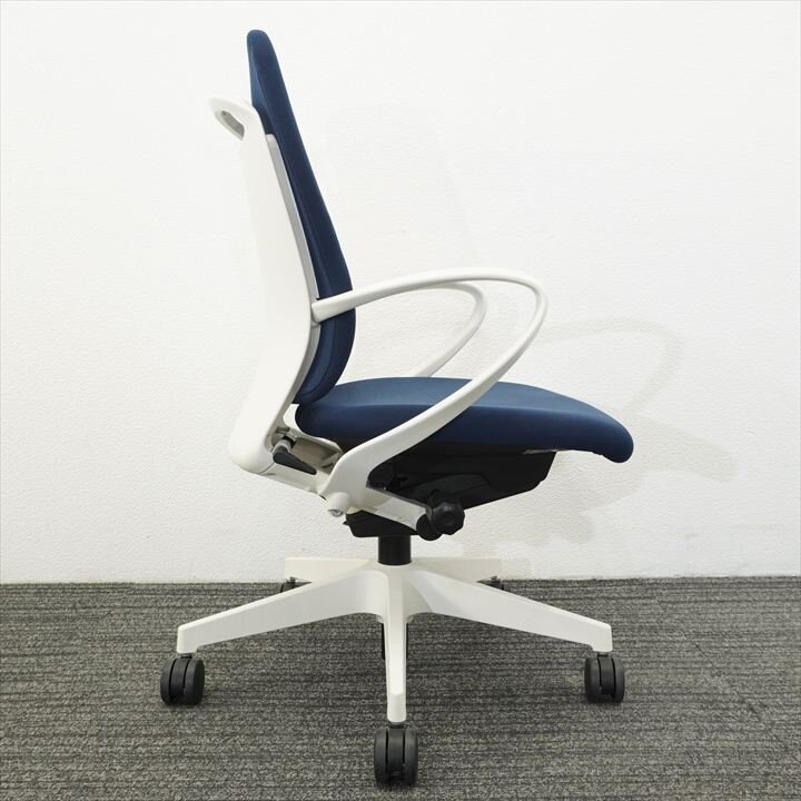 イトーキ フルゴ 肘付 ハイバック ネイビーブルー