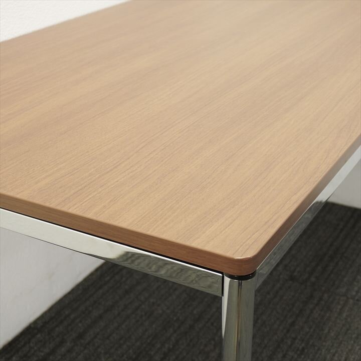 オカムラ トレッセＲ ミーティングテーブル W1500 D800 H720 ネオウッドダーク