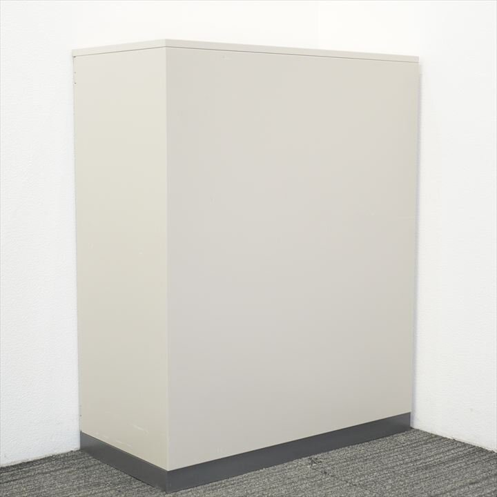 コクヨ エディア 扉付き書類整理庫 3列16段 コンビタイプ 天板付 H1130 ナチュラルグレー(F1色)