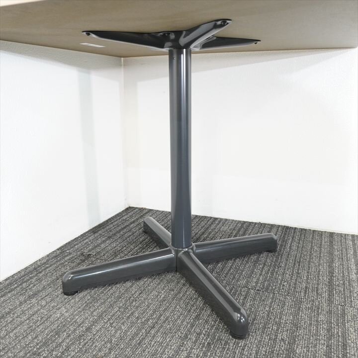 プラス ミーティングテーブル W900 D900 H700 木目