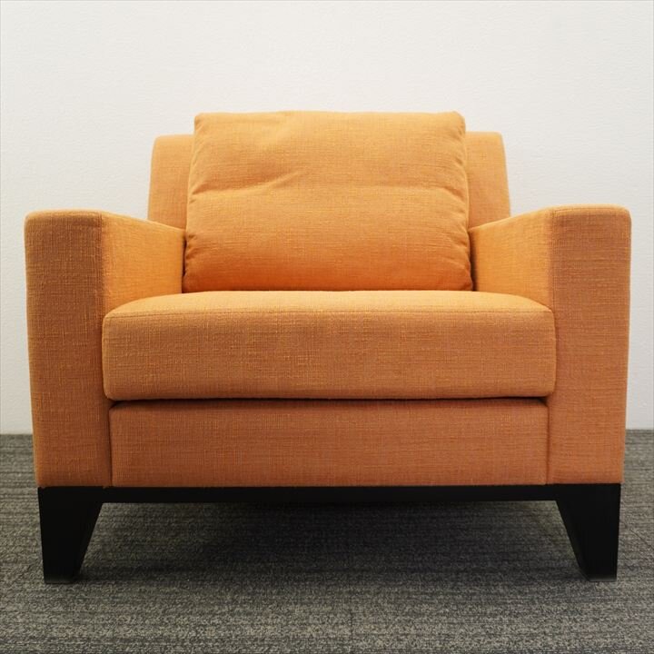 【カッシーナイクスシー取扱】CATHERINE MEMMI カトリーヌ メミ サンジェルマン・デ・プレ 1人掛ソファ オレンジ