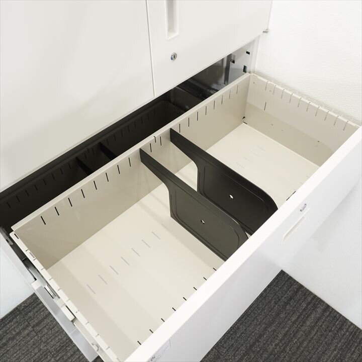 イトーキ シンライン 3段ラテラル+両開き書庫 H1790 W9色