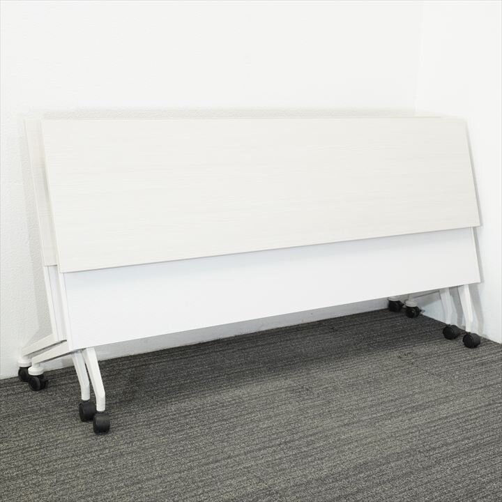 イトーキ スレント フラップテーブル 1845 アッシュドパインＬ