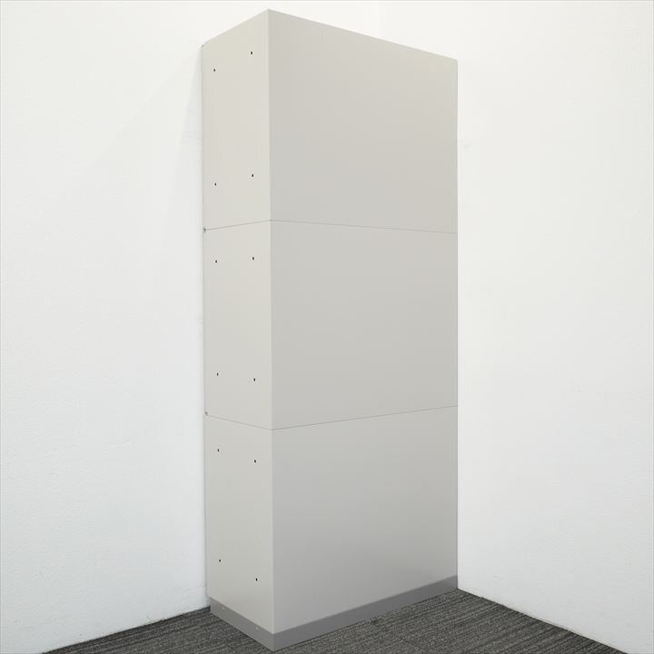 イトーキ シンライン ３枚引戸+両開き+両開き書庫 0945 H2140  WE色