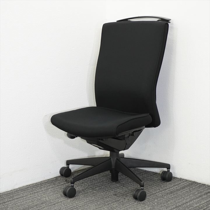 コクヨ プント ハイバック ハンガー付 ブラック