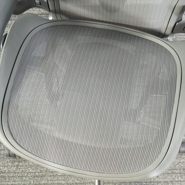 ハーマンミラー アーロンチェアー リマスタード フル装備 Ｂサイズ ハンガー付