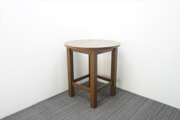 木製丸ハイテーブル Φ1000 H1050 (1)