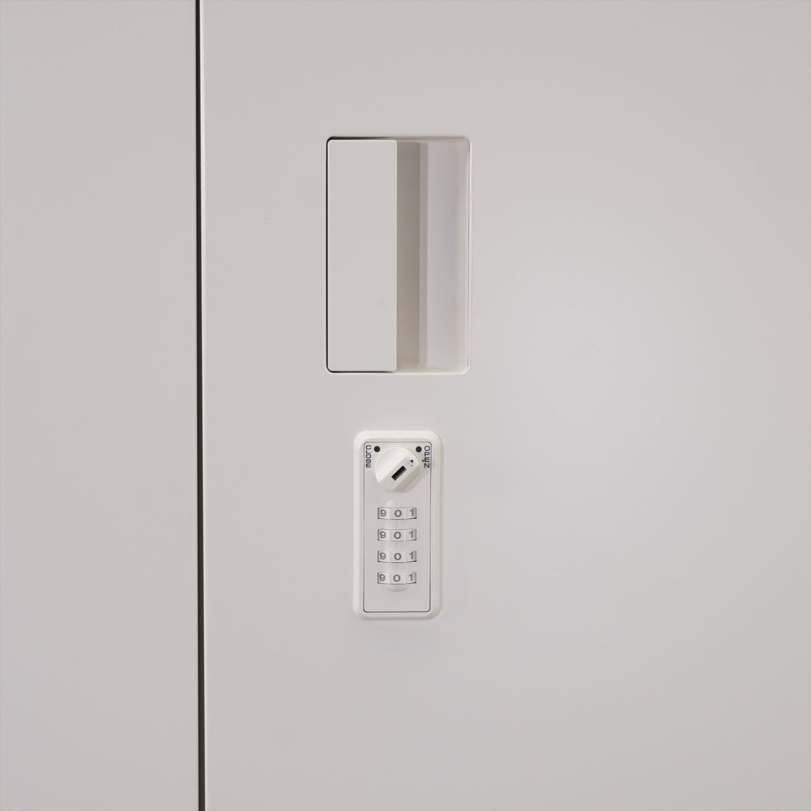 コクヨ エディア ダイヤル式両開き書庫 H1110 ホワイト