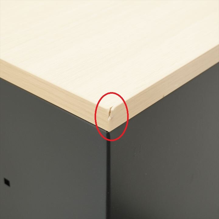 コクヨ エディア 多目的ドッグ 天板付 ブラック 特価品