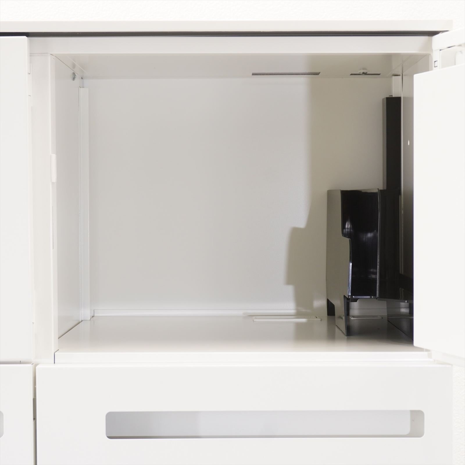 オカムラ ピクスライン ダイヤル式4人用モバイルロッカー+ダイヤル式ラテラル書庫 0945 H1125 天板付