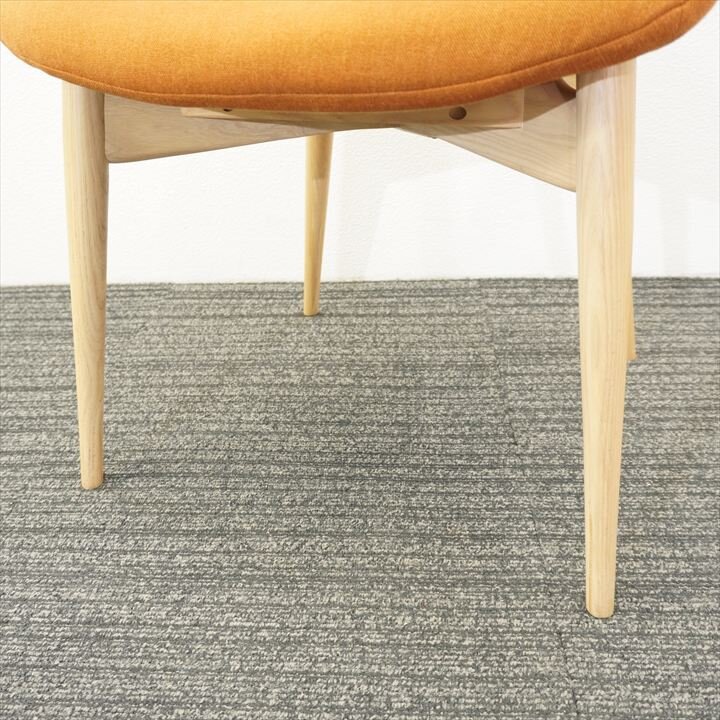 相合家具 ケイク２ ミーティングチェアー オレンジ