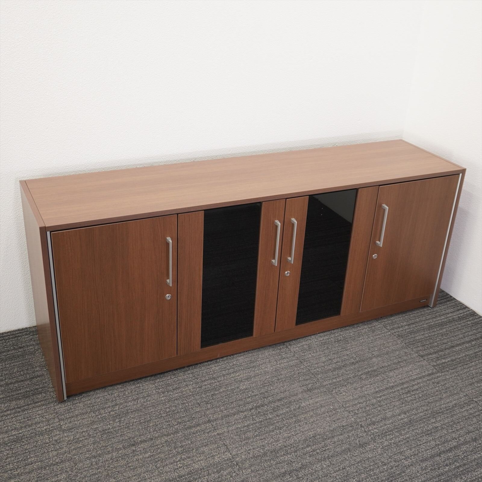 オカムラ EX-F300 木製サイドボード W1840 D450 H725