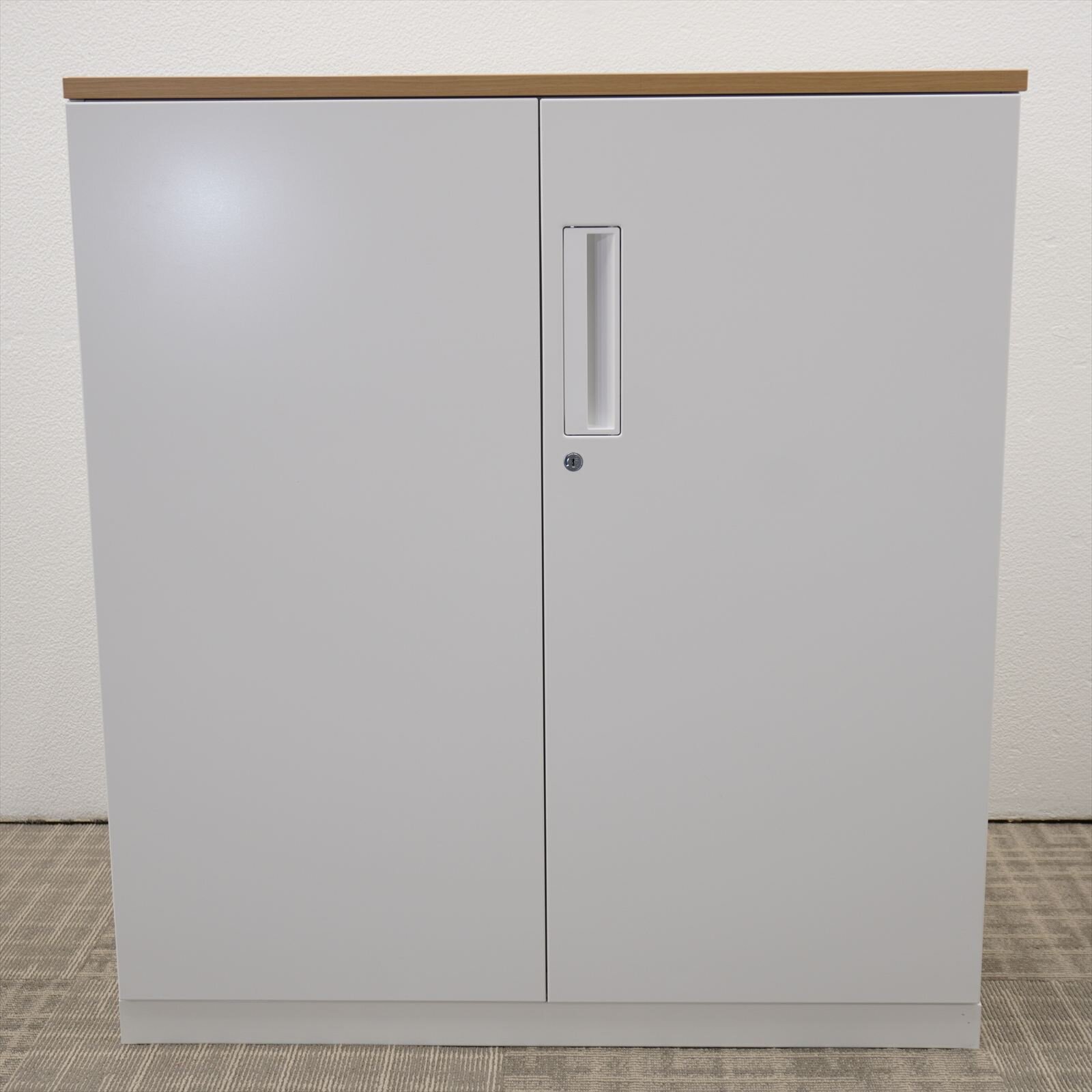 コクヨ エディア 両開き書庫 天板付 W900 D400 H985