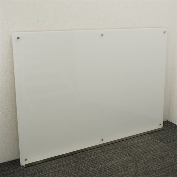 【自社便のみ】ホワイトボード ガラス 壁掛用 W1800XH1200