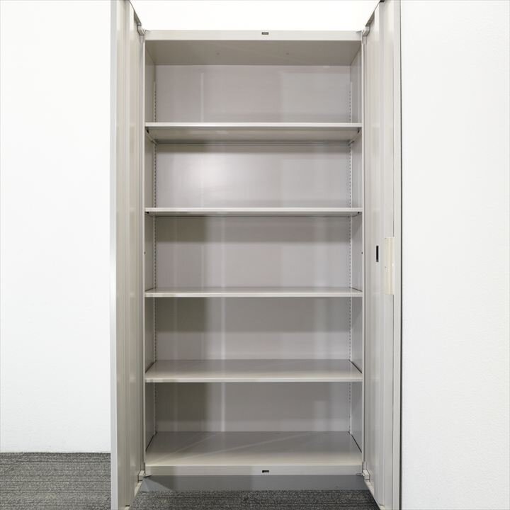 イトーキ シンライン 両開き書庫 0945 H1790 WE色