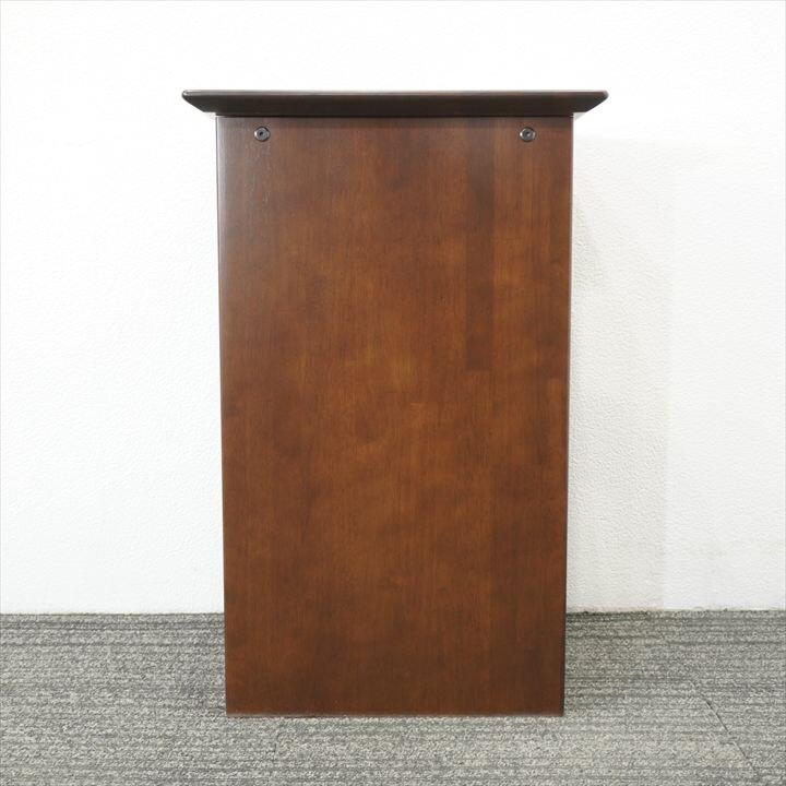 コクヨ 木製電話台 W450 D450 H700