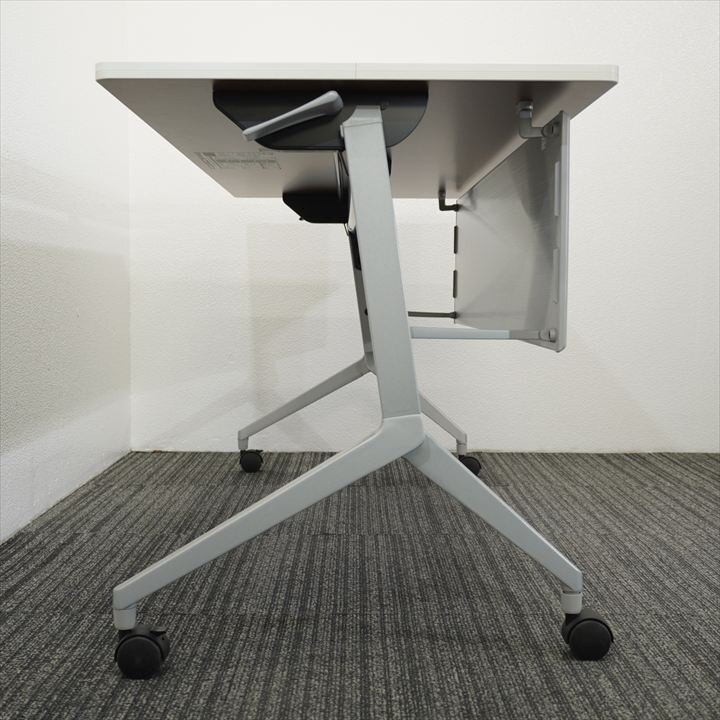 コクヨ リーフライン フラップテーブル 1560 幕板付 網棚無し ホワイト H720