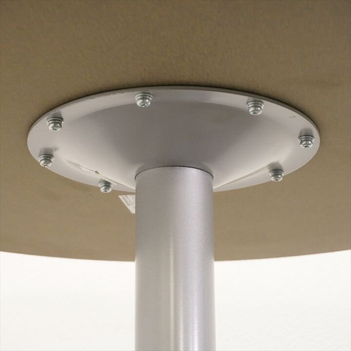 オカムラ 8177 丸テーブル Φ750 H720 ネオウッドライト