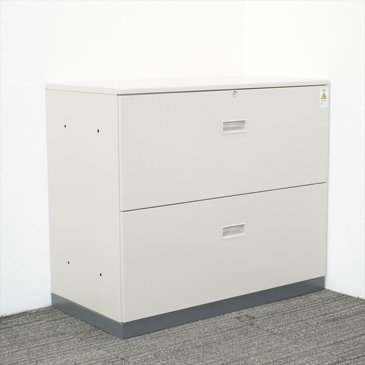 コクヨ ＢＷＮ ２段ラテラル書庫 天板付 H770