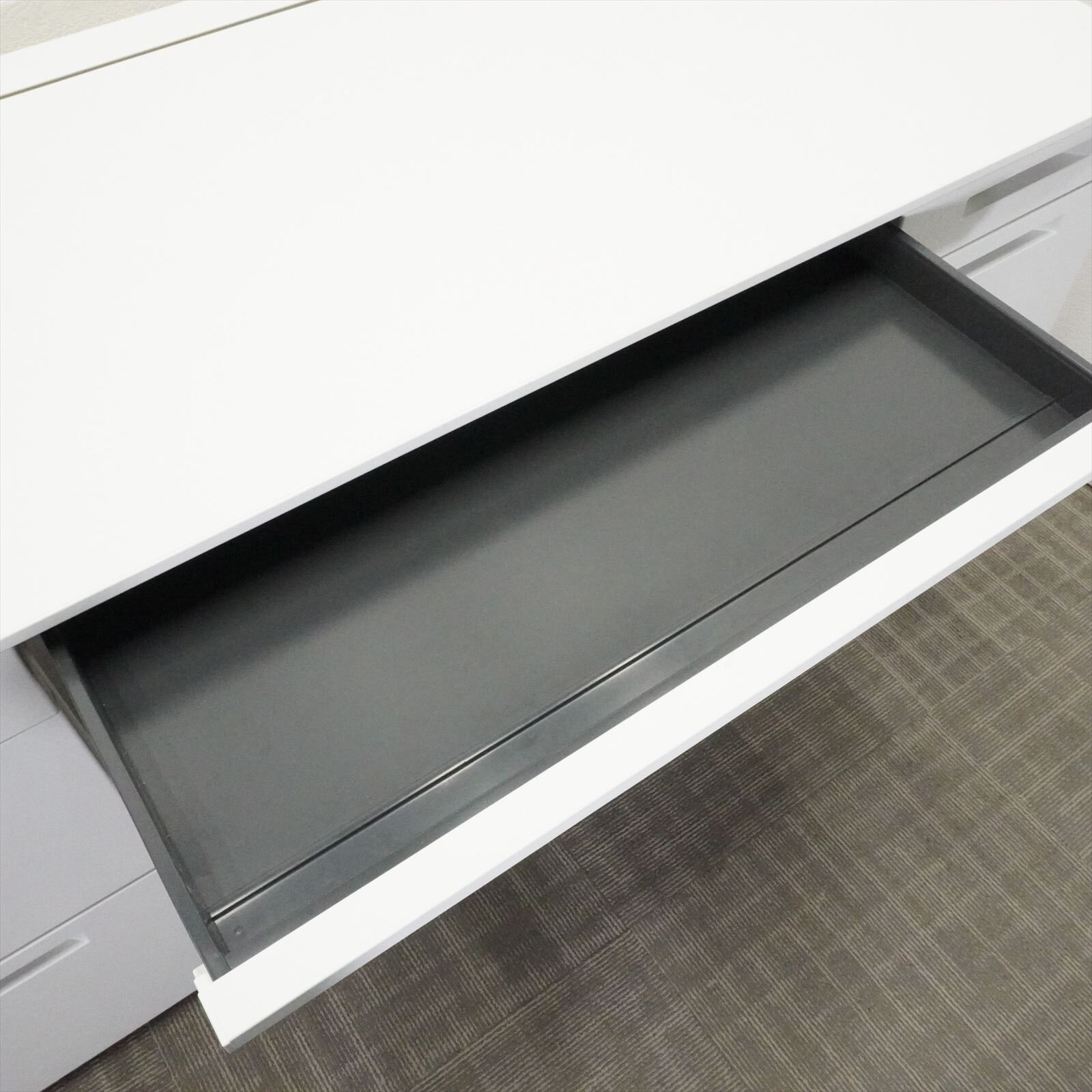 コクヨ IS 両袖机 167 3×3段 H720 ホワイト