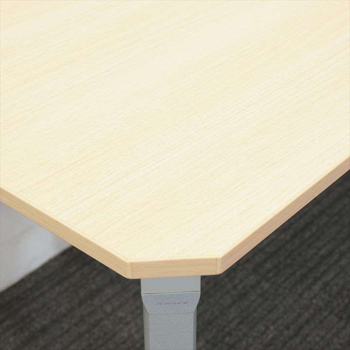 オカムラ スナップパワー ミーティングテーブル 1275 H700 ネオウッドライト