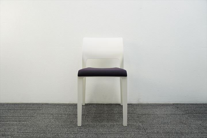 アルペール ジュノ ダイニングチェア パープル／ホワイト