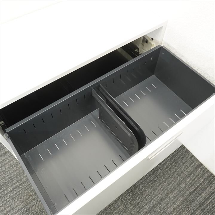 イトーキ エーキューズ 2段ラテラル書庫 ホワイト