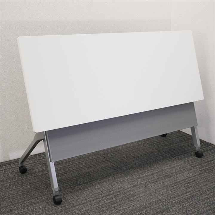 オカムラ フラプター フラップテーブル 1560 H720 ホワイト