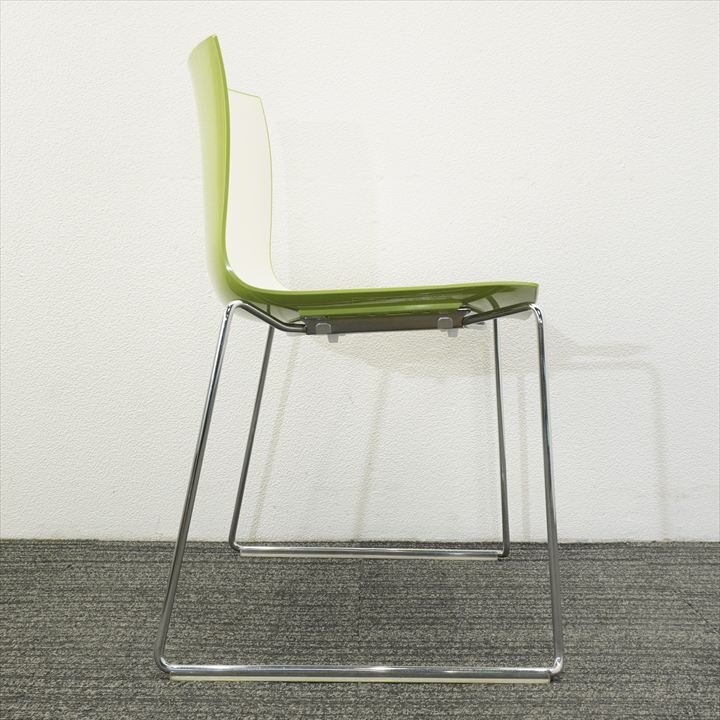 アルペール カティファ46 アームレスチェア グリーン