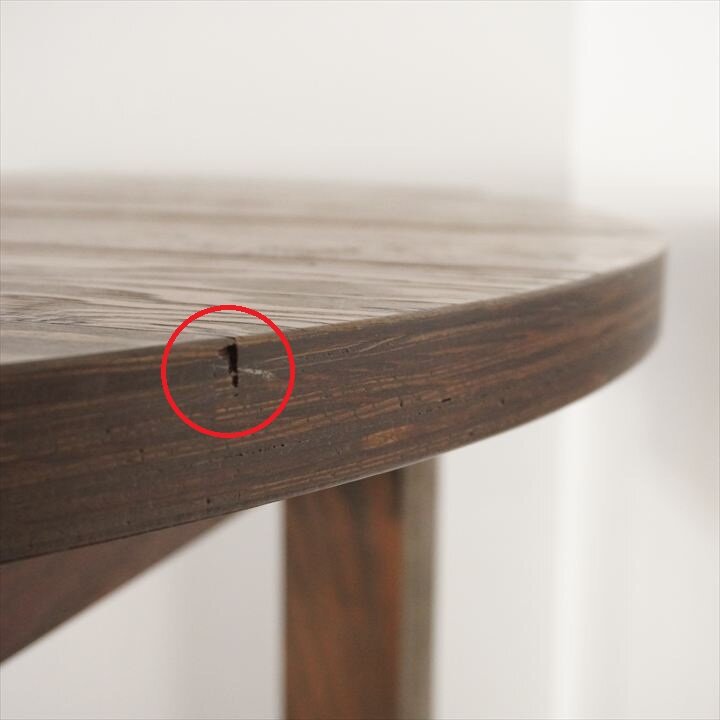 木製丸ハイテーブル Φ1000 H1050 (1)