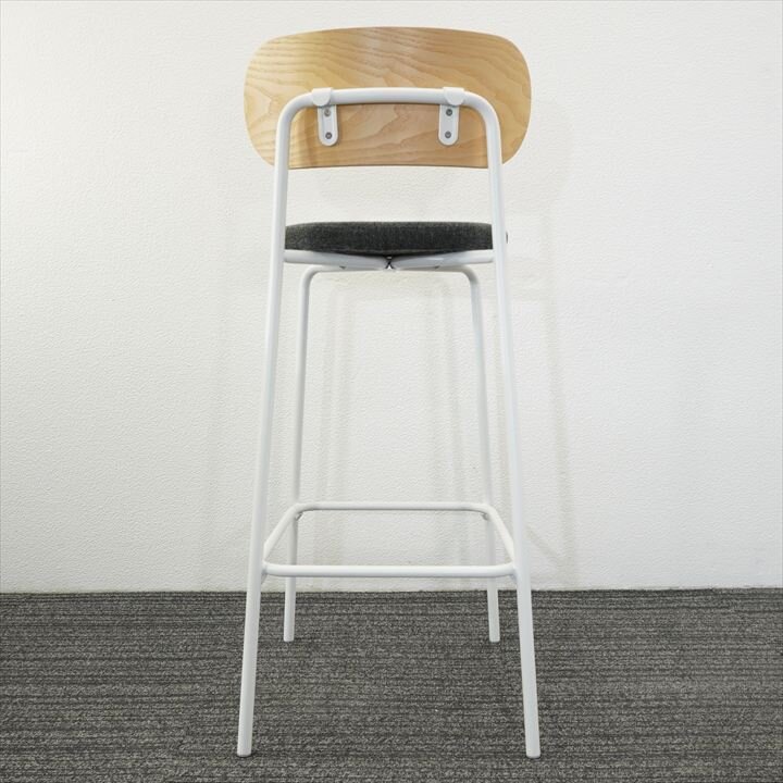 コクヨ ハングライク ハイチェアー 背ヌード ブラック