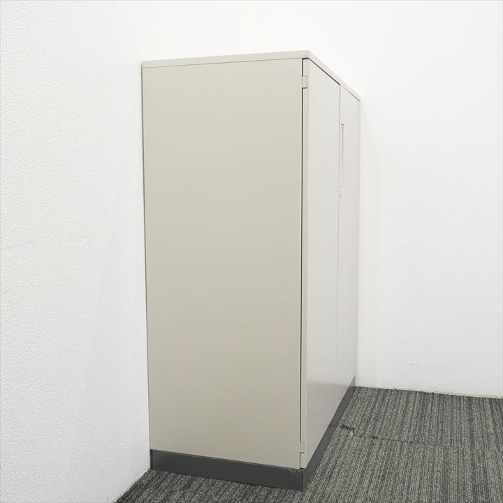 コクヨ エディア 扉付き書類整理庫 3列16段 コンビタイプ 天板付 H1130 ナチュラルグレー(F1色)