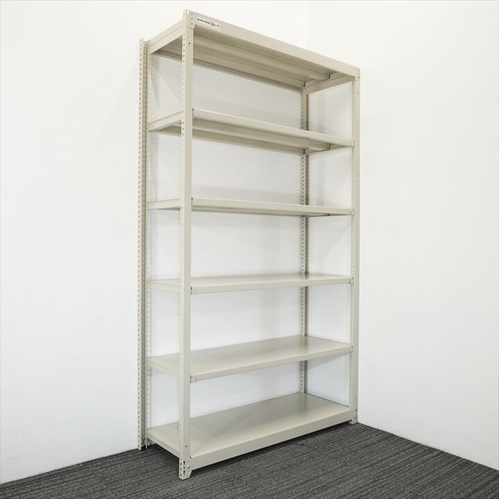 【自社便対応のみ】軽量棚 天地６段 150㎏/１段 W1200 D450 H2100