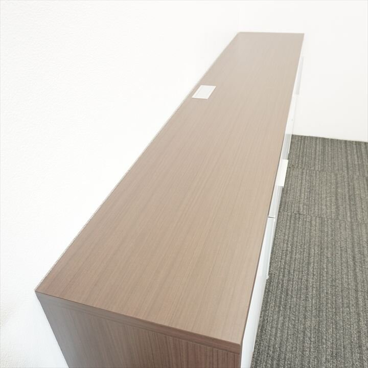 【自社便対応】木製サイドボード イトーキ インフューズ 3連 W2395