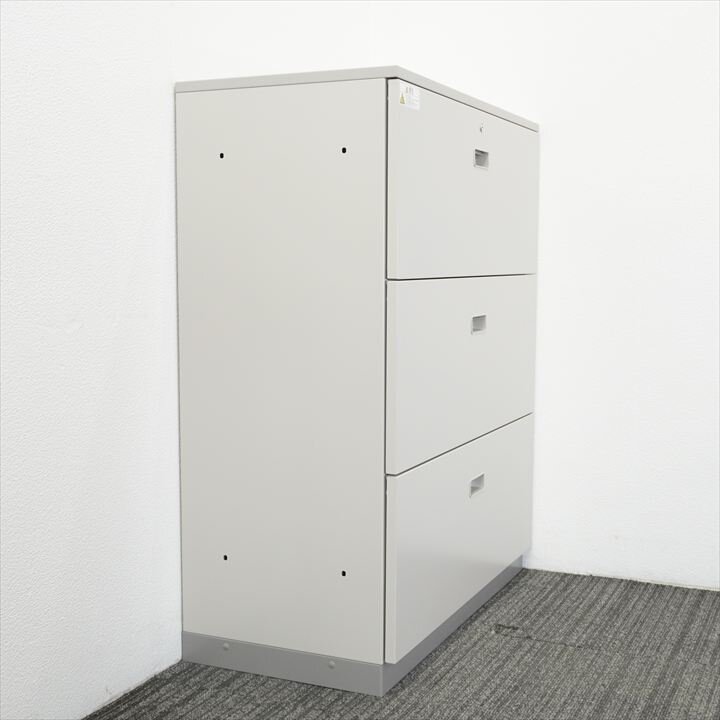 イトーキ シンライン（後期）3段ラテラル書庫 天板付 H1120 WE色