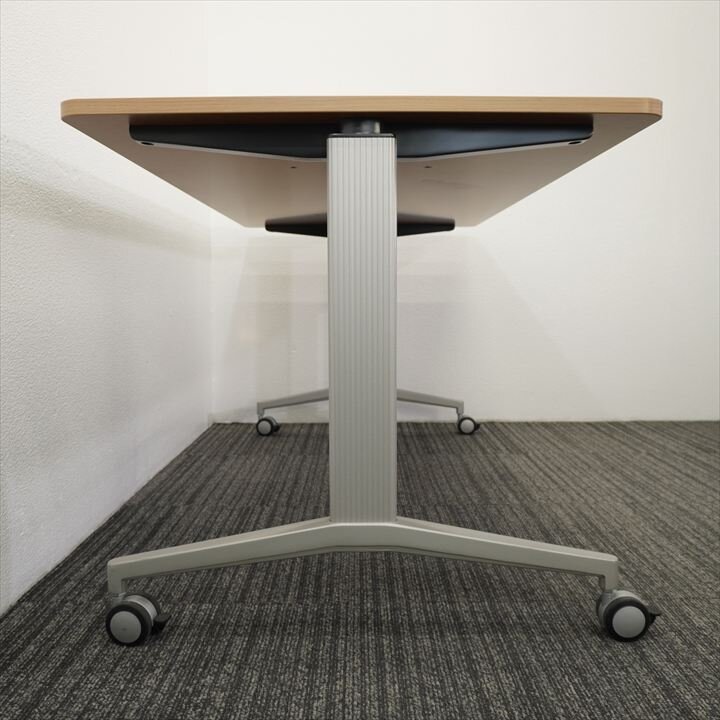 イトーキ DE ミーティングテーブル 1575 H700 キャスター脚 ファインウォールナットL 特価品